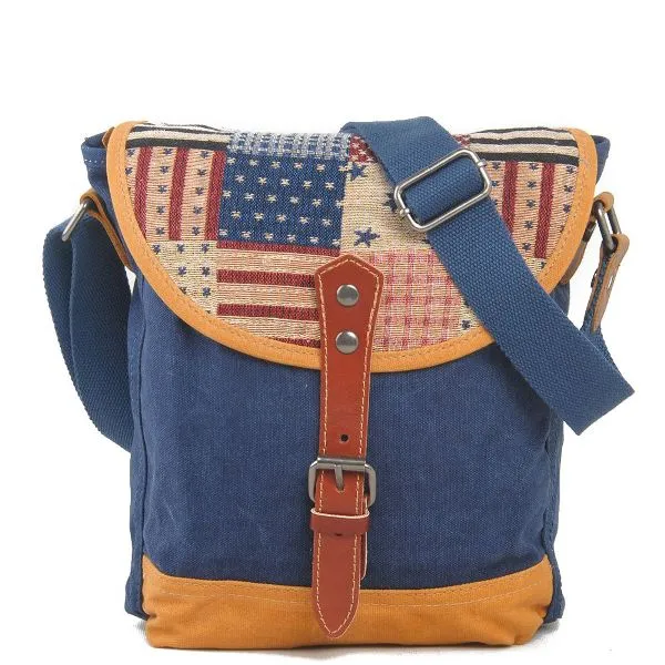 Jacquard Canvas Fabric Fashion Design School Satchel (RS-6002A)