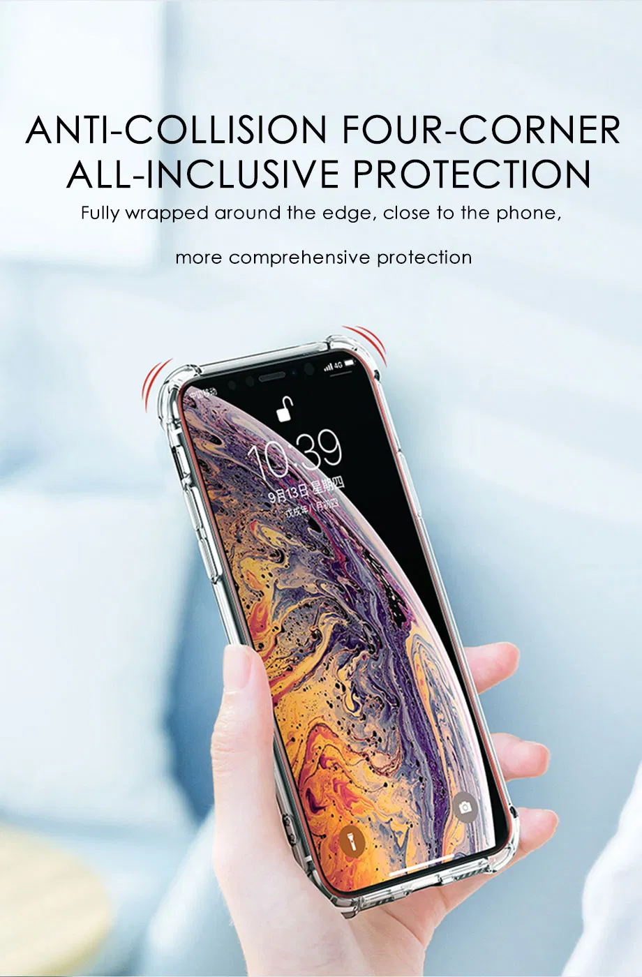 Luxury Shockproof Silicone Phone Case for iPhone 7 8 6 6s Plus 7 Plus 8 Plus Xs Max Xr 11 Case Transparent Protection Back Cover