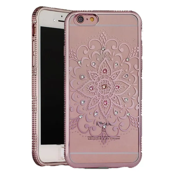 Mobile Phone TPU Case with Dimond for iPhone 6s