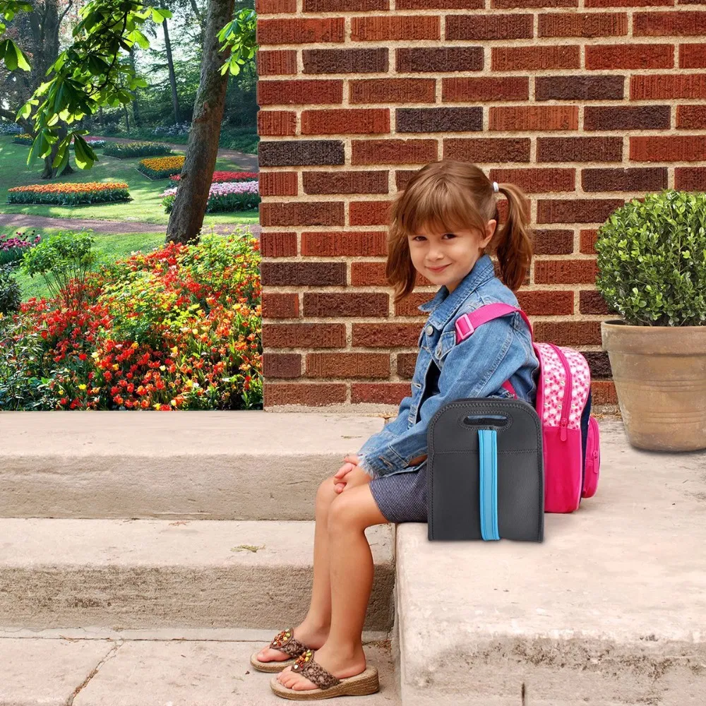 Neoprene Printed Insulated Carry Food Lunch Bag Cooler Bag Outdoor Picnic Tote with Zipper