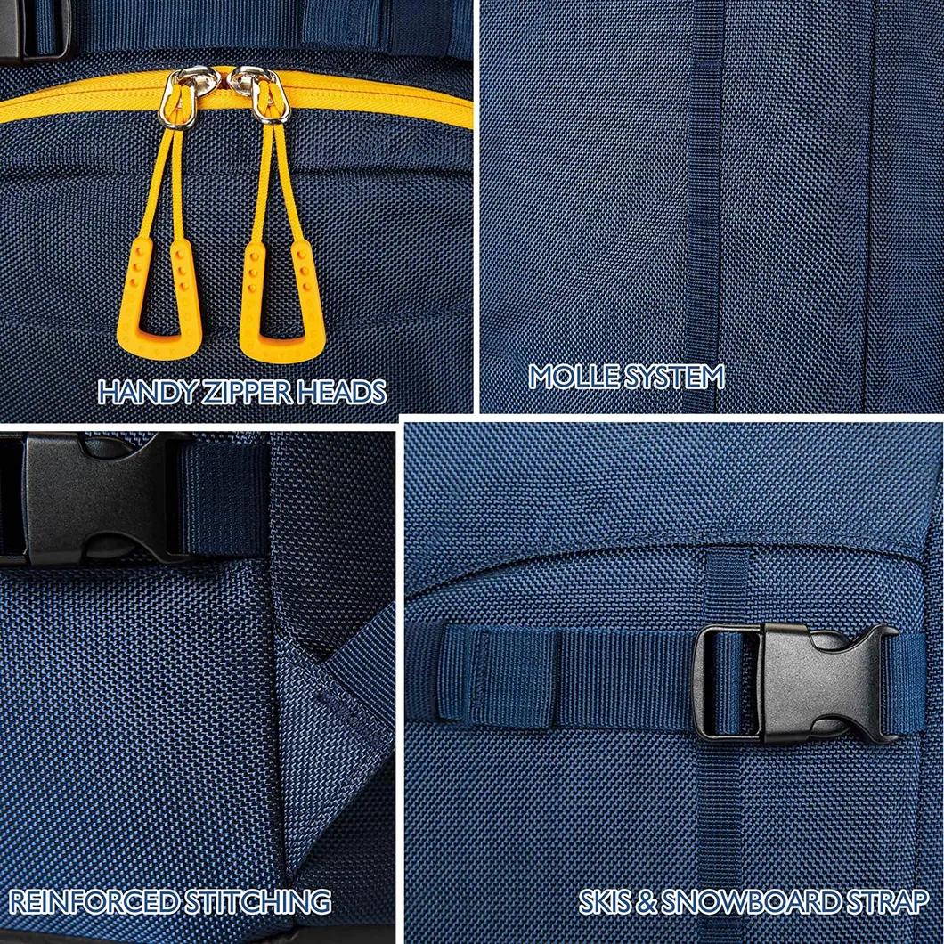 New Design OEM 1680d Nylon 50L Skiing Travel Shoes Luggage Backpack Waterproof Ski Boots Gear Bag