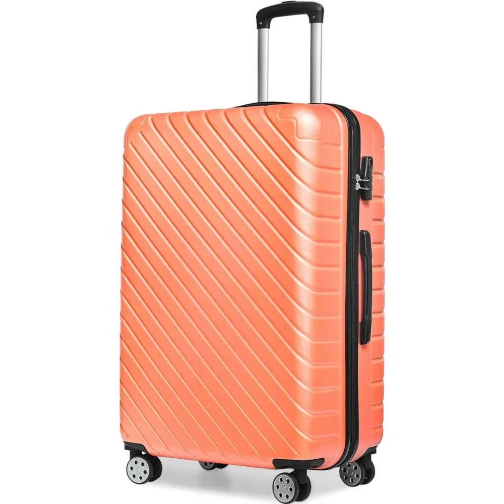 New Red Black Luggage Sets Suitcase