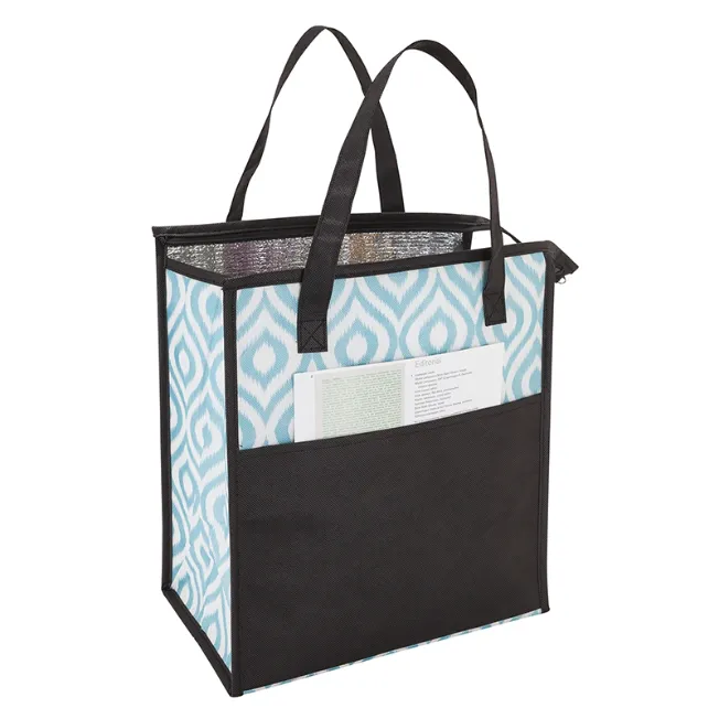 Non Woven Cooler Shopper Bag with Front Pocket