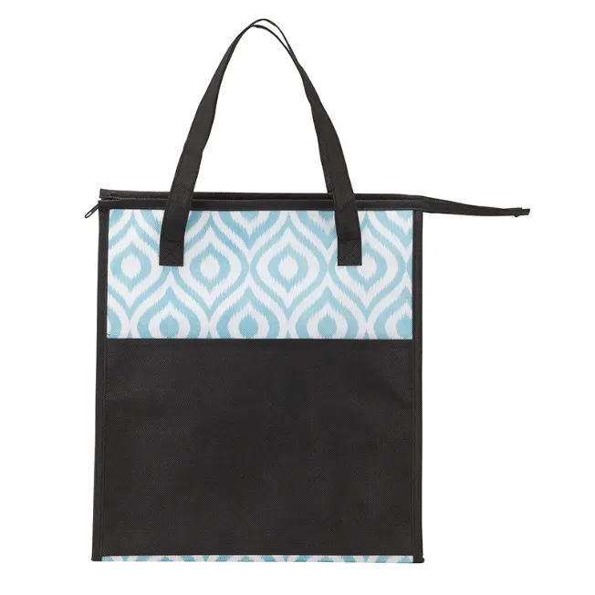 Non Woven Cooler Shopper Bag with Front Pocket