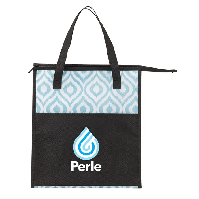Non Woven Cooler Shopper Bag with Front Pocket