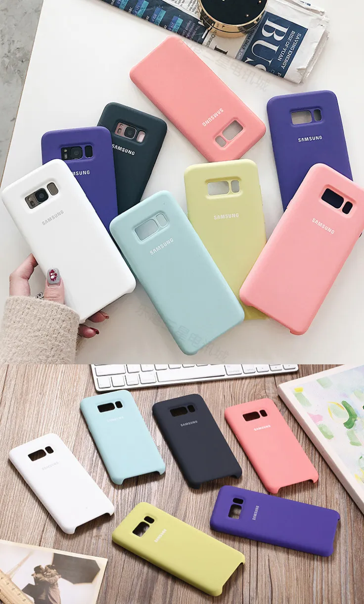 Original Mobile Phone Case Liquid Cover S8/S20 Silicone Case