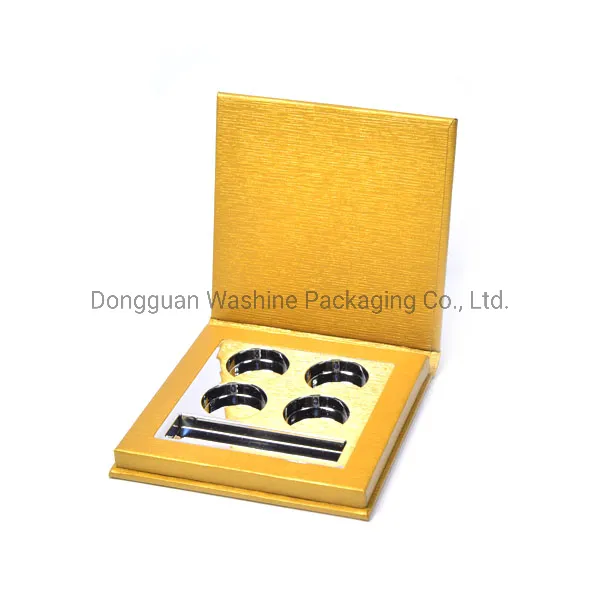Paper Palette Custom Empty Cosmetic Makeup Cardboard Paper Eyeshadow Palette Box with Magneitc