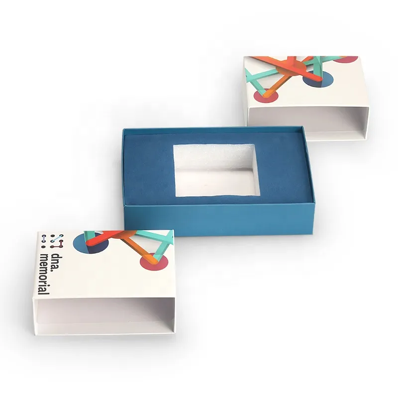 Personalized Special Style Sliding Gift Box Packaging Drawer with Sponge Insert