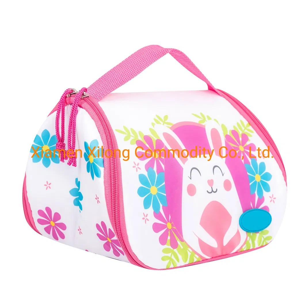 Portable Cooler Lunch Bag Picnic Tote Bag with Leakproof PEVA Lining