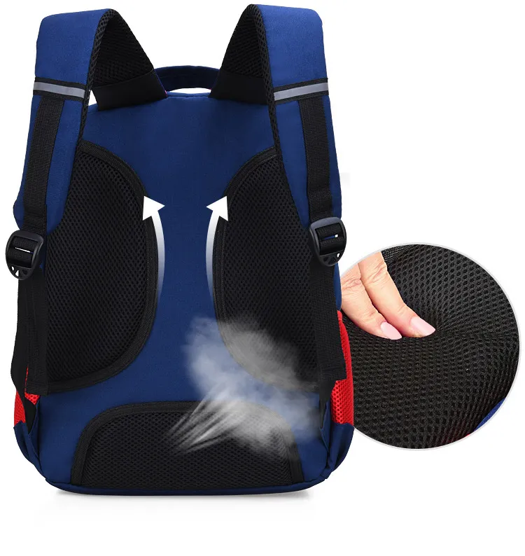 Primary Double Shoulder Student Children Child Pupils Kids School Satchel Schoolbag Backpack Pack Bag (CY9940)