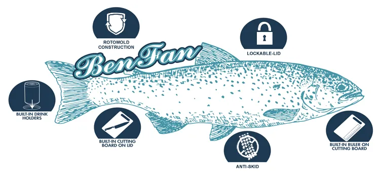 Professional Manufacturer Stackable Plastic Water Fishing Tank Ice Barrel Coolbox