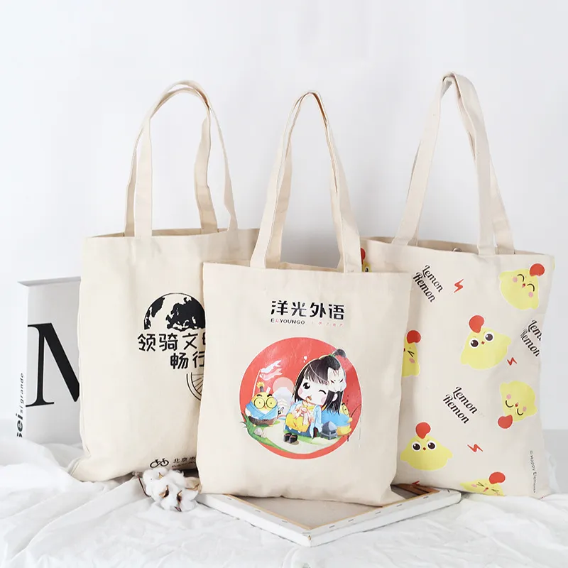 Promotional Custom Recycle Calico Cloth Canvastote Bag