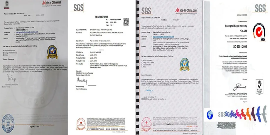 Promotional Custom Recycle Calico Cloth Canvastote Bag