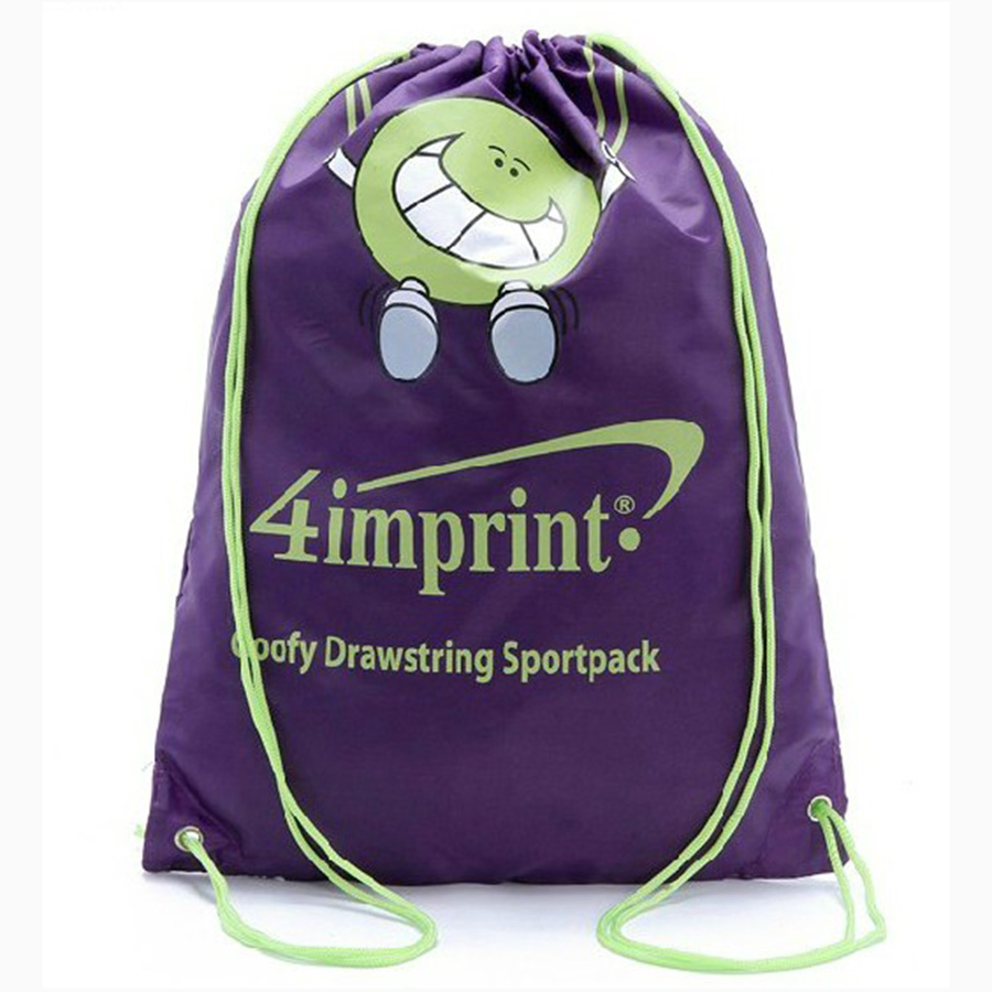 Promotional Drawstring Sportpack, with Custom Logo Imprint