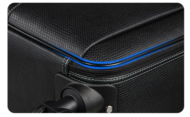 PU Wheeled Trolley Rolling Luggage Leisure Business Travel Boarding Bag Suitcase Pack Case (CY9932)