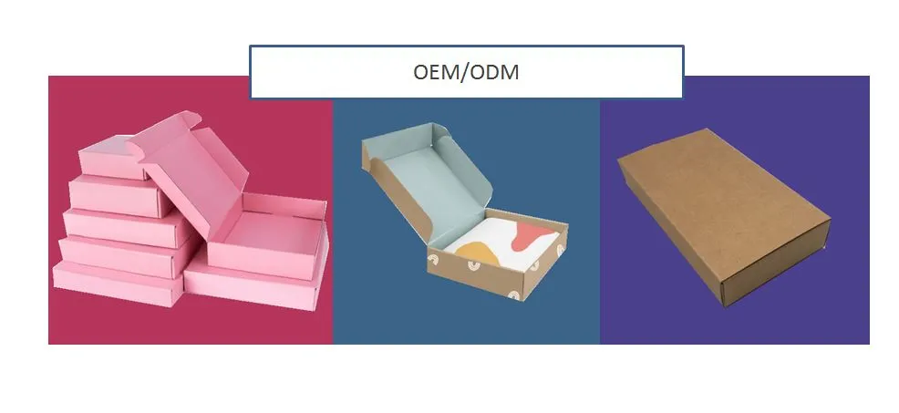 Rectangular Gift Paper Box Set Foldable Paper Corrugated Paper Box