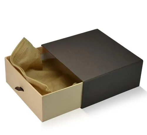 Rigid Cardboard Foldable Paper Gift Packaging Luxury Box with Ribbon/Magnetic Closure/Drawer/Lid for Storage/Jewelry/Perfume/Wine/Candle/Tea/Shoe/Rose/Chocolate