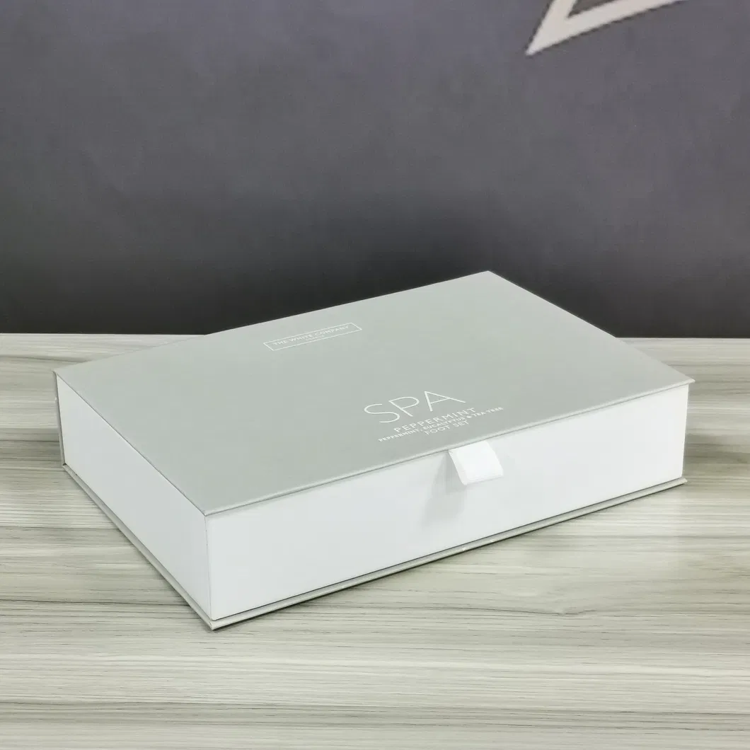 Rigid Cardboard Foldable Paper Gift Packaging Luxury Box with Ribbon/Magnetic Closure/Drawer/Lid for Storage/Jewelry/Perfume/Wine/Candle/Tea/Shoe/Rose/Chocolate