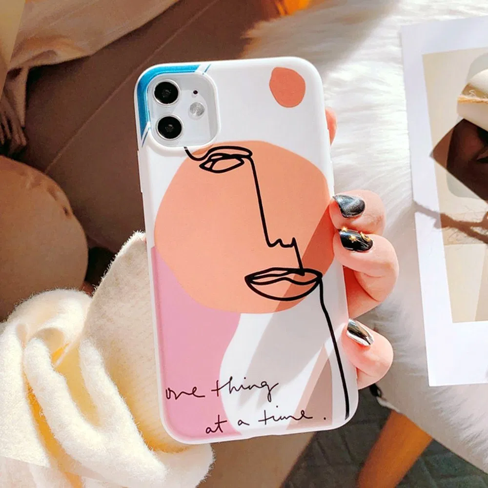 Semi, Luxury Sublimation Phone Cover, TPU Back Cover, TPU Mobile Phone Case, Graffiti Trend Art
