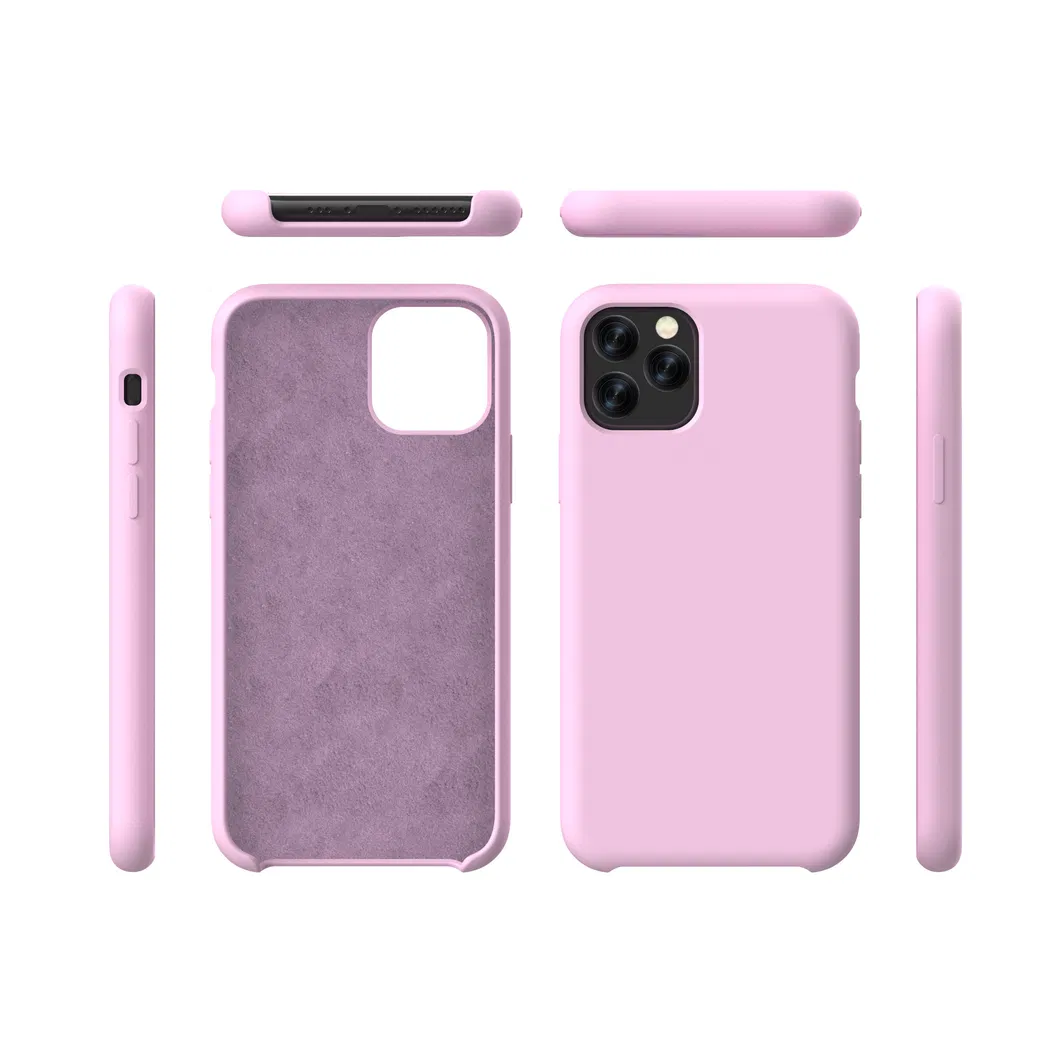Shock Resistant Silicone Wholesale Cellphone Bulk Soft Mobile Cell Phone Accessories Full Back Cover Case for iPhone 11/12 Mini/PRO Max/X/Xr/Xs/7/8 Plus