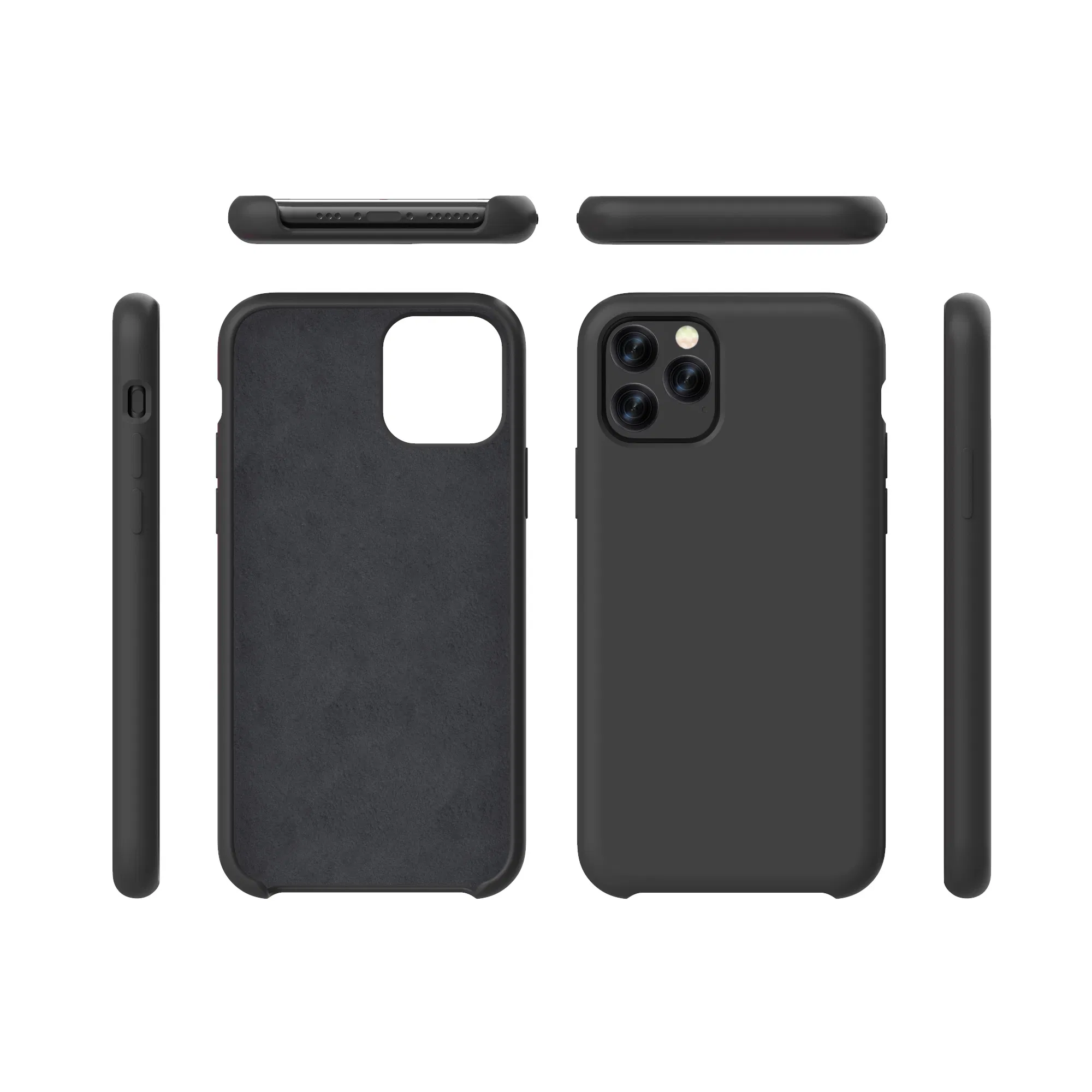 Shock Resistant Silicone Wholesale Cellphone Bulk Soft Mobile Cell Phone Accessories Full Back Cover Case for iPhone 11/12 Mini/PRO Max/X/Xr/Xs/7/8 Plus