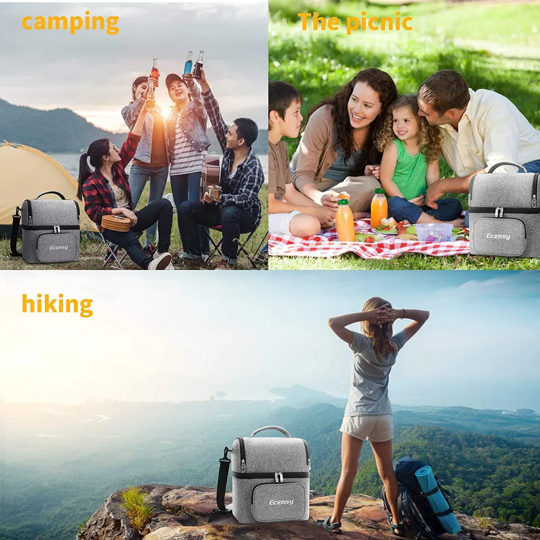 Soft Insulated Travelling Cooler Bag Leakproof for Camping Picnic Trip