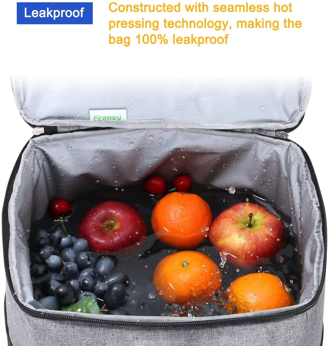 Soft Insulated Travelling Cooler Bag Leakproof for Camping Picnic Trip