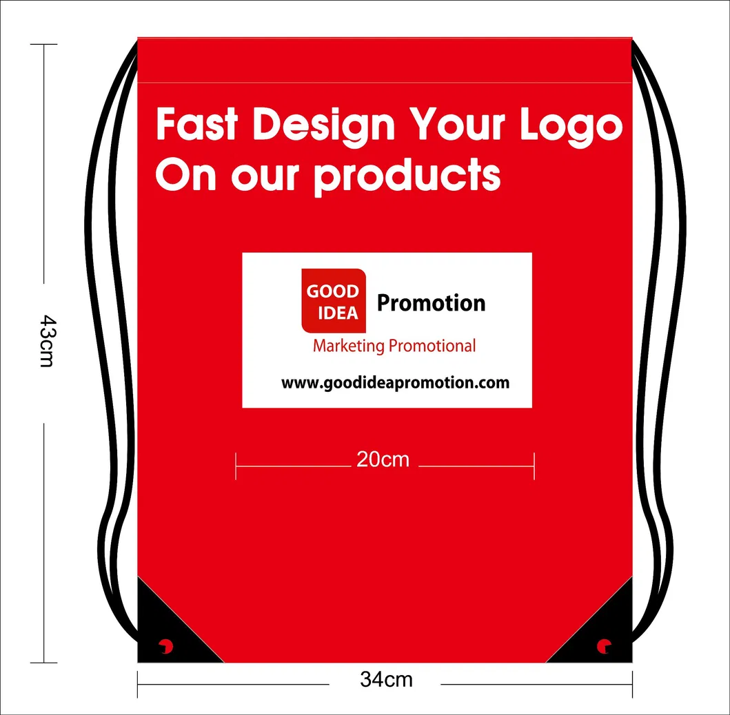 The Reflecta Drawstring Cinch Backpack, Gift Bag, Promotion Bag, Reflective Bag