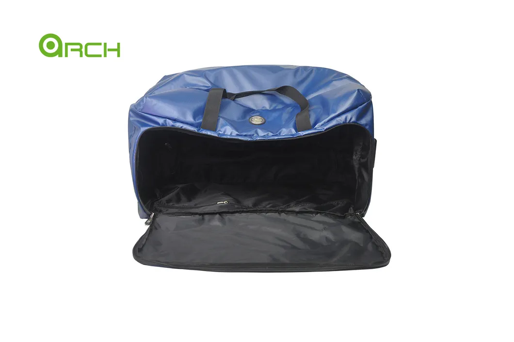 Travel Bag Classic Design Wheeled Duffle with PU Material Luggage Bag Fg1893wd