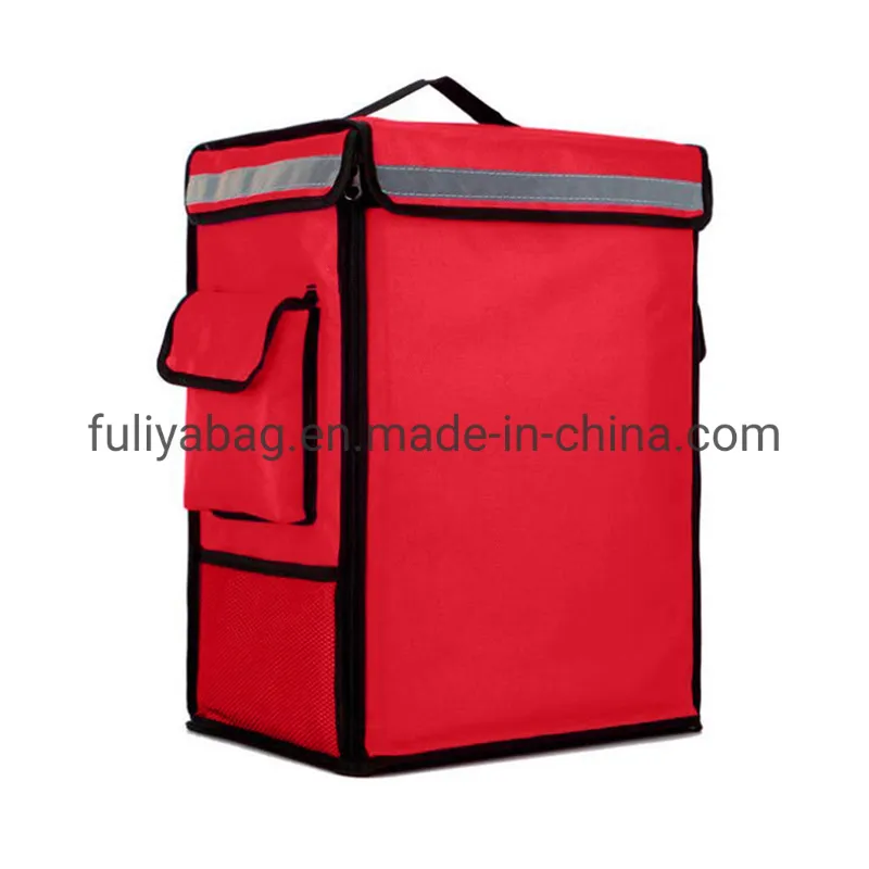 Water Resistant Thermal Backpack Large Capacity Insulated Pizza Delivery Bag Food Delivery Backpack Heat Insulated Backpack for Restaurant