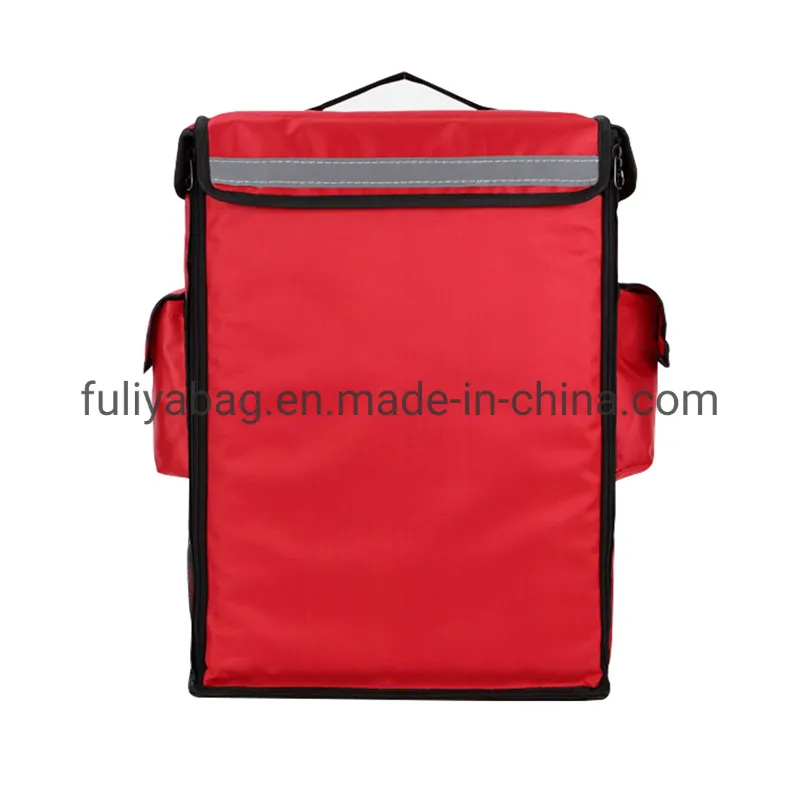 Water Resistant Thermal Backpack Large Capacity Insulated Pizza Delivery Bag Food Delivery Backpack Heat Insulated Backpack for Restaurant