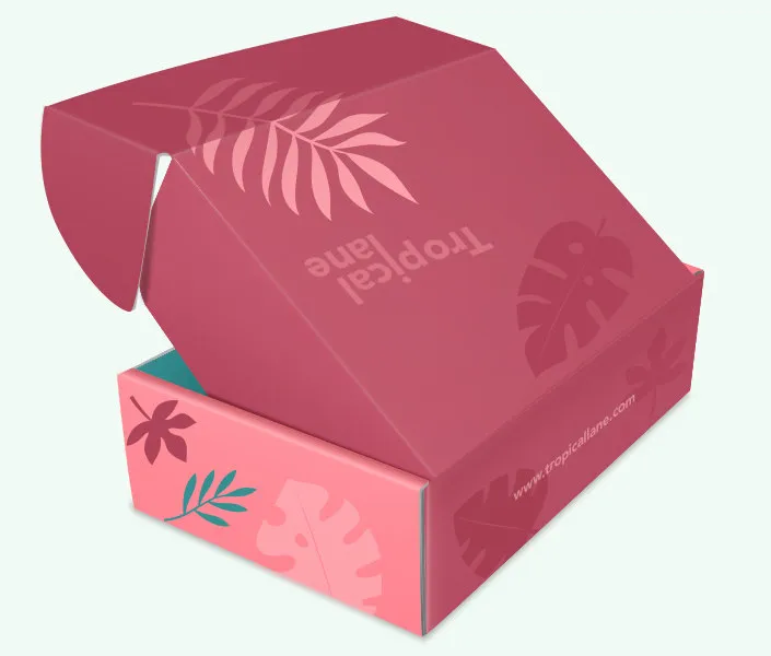 Wholesale Custom Different Sizes Box Corrugated Packaging Gift Mailer Box for Shipping Clothing Dress