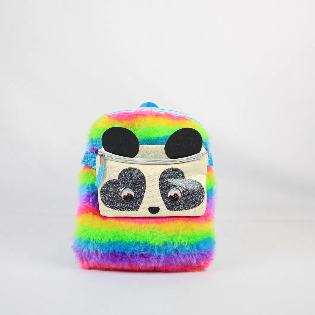 Wholesale High Quality Children Cartoon Children Cotton Pile Schoolbag