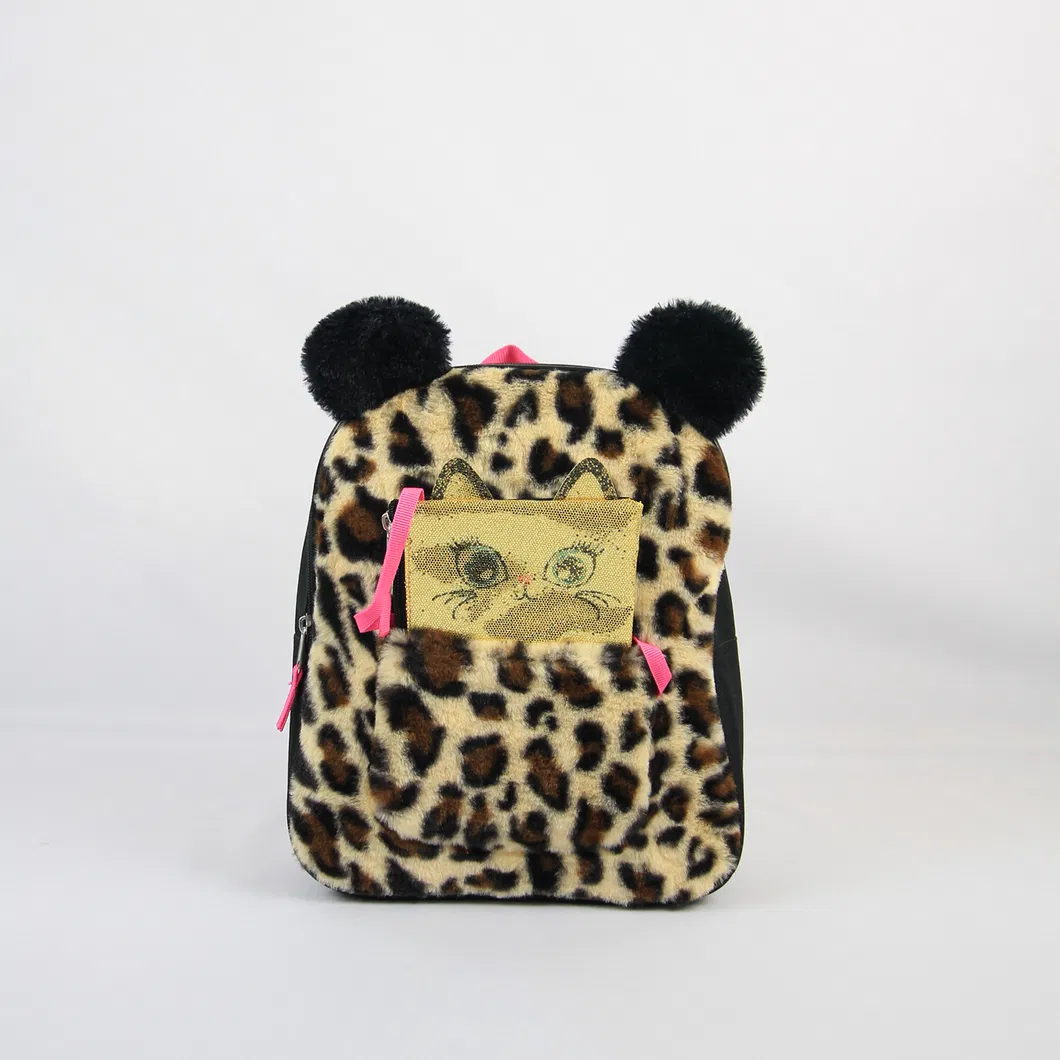 Wholesale High Quality Children Cartoon Children Cotton Pile Schoolbag