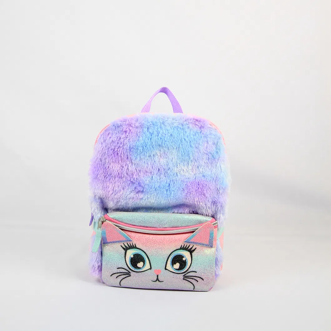 Wholesale High Quality Children Cartoon Children Cotton Pile Schoolbag