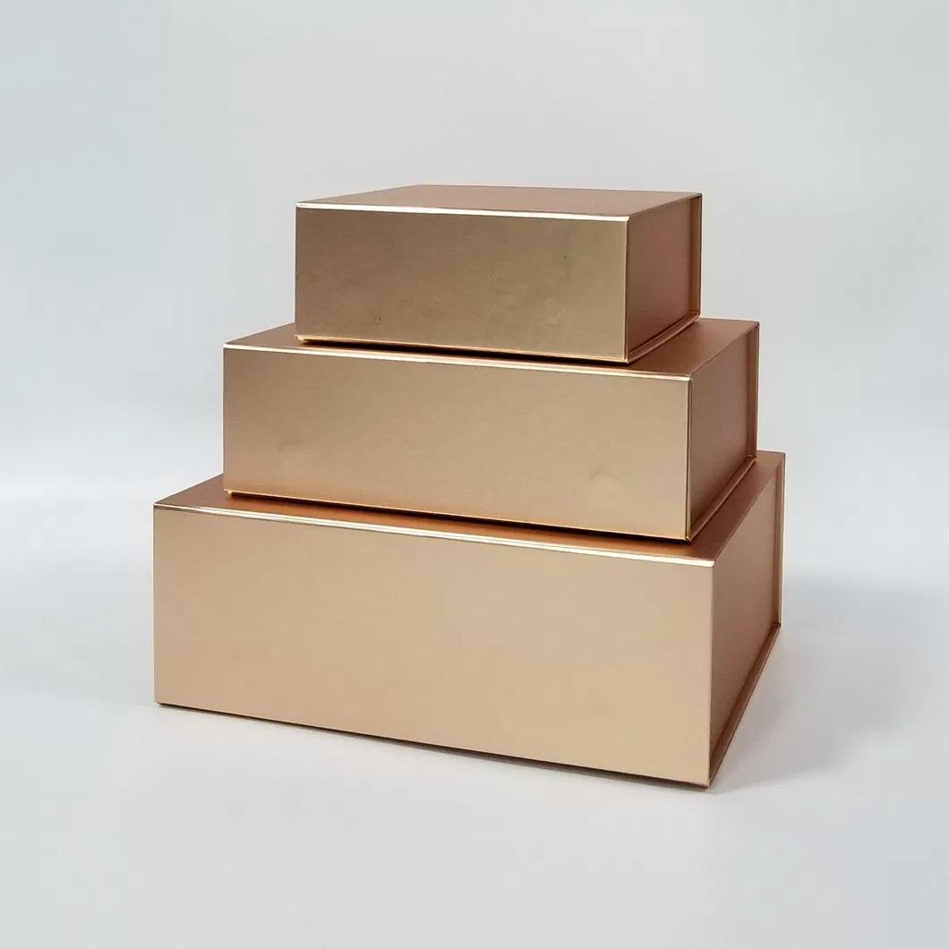 Wholesale Large Black Custom Logo Cardboard Packaging Cajas Box with Logo Luxury Magnetic Paper Gift Box