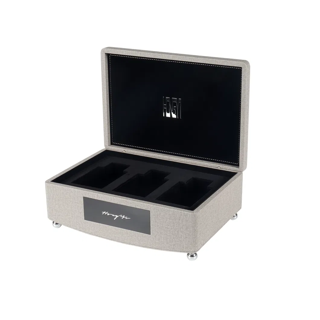 Wooden Box Covered by Cloth Designed by Hongyi