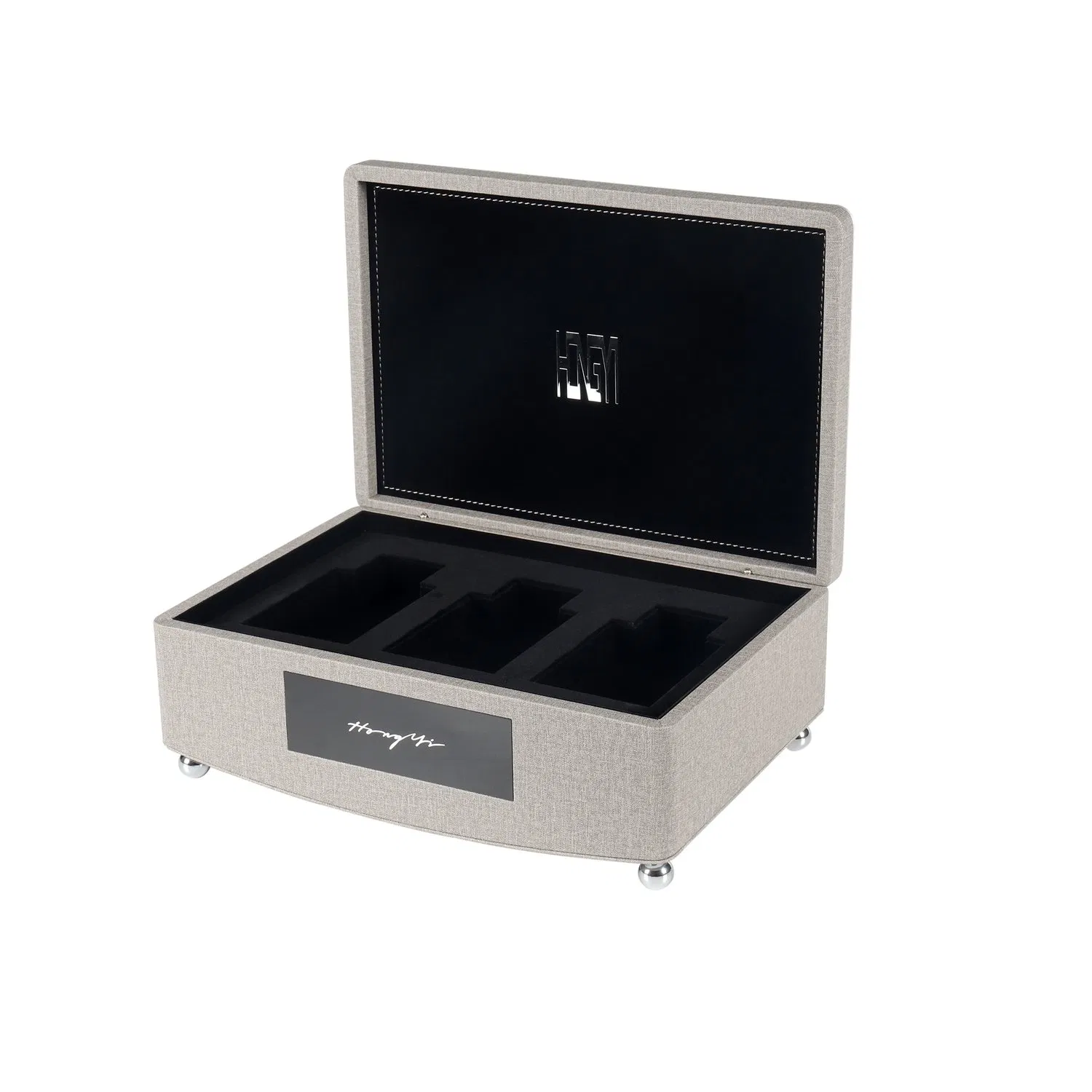 Wooden Box Covered by Cloth Designed by Hongyi